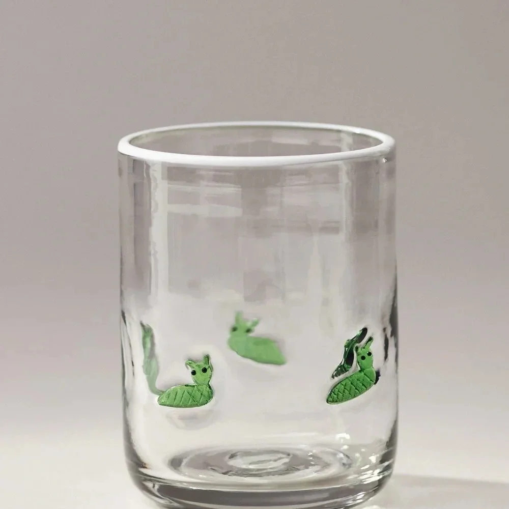 NWT Anthropologie Icon Juice Glass Caterpillar